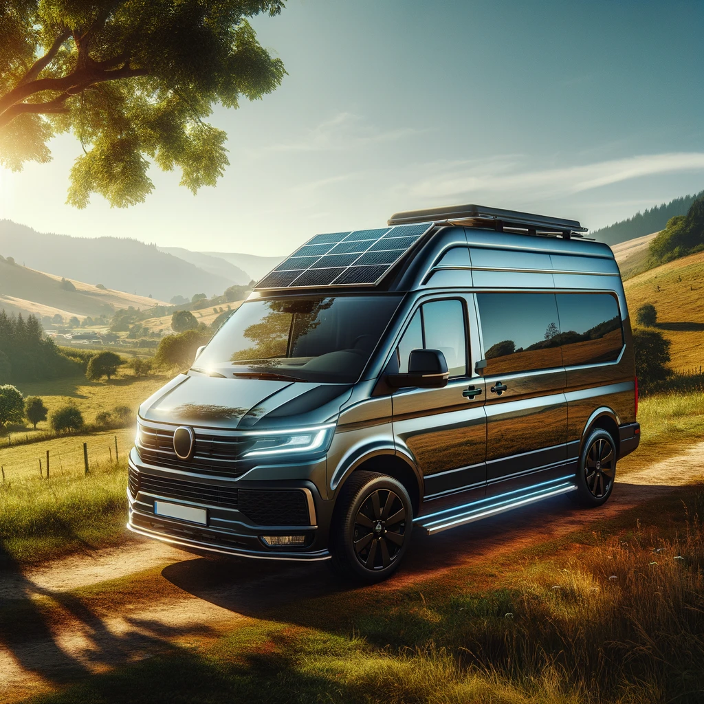 Vue extérieure du van aménagé